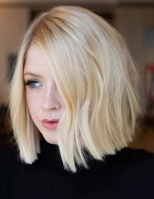 Blunt Bob with Clean Modern Lines
