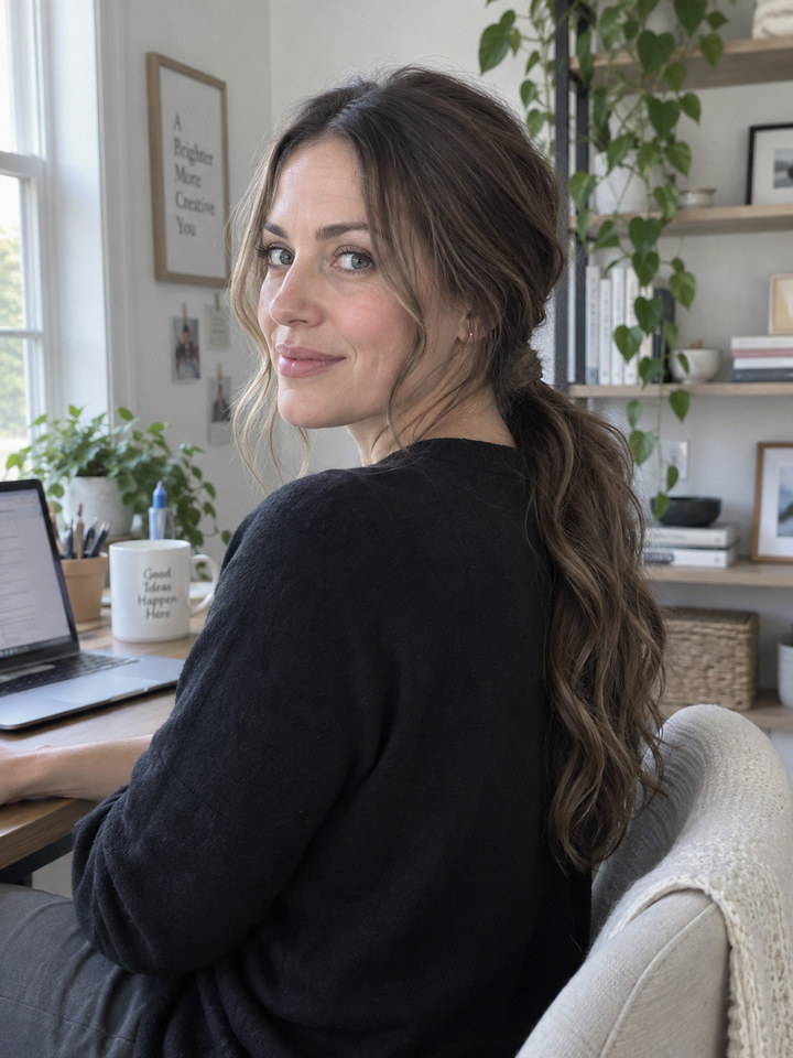 Long Wavy Low Ponytail