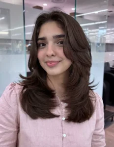 Medium Butterfly Layered Hair