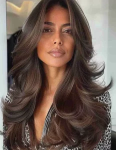 Medium Layered Blowout With Added Volume