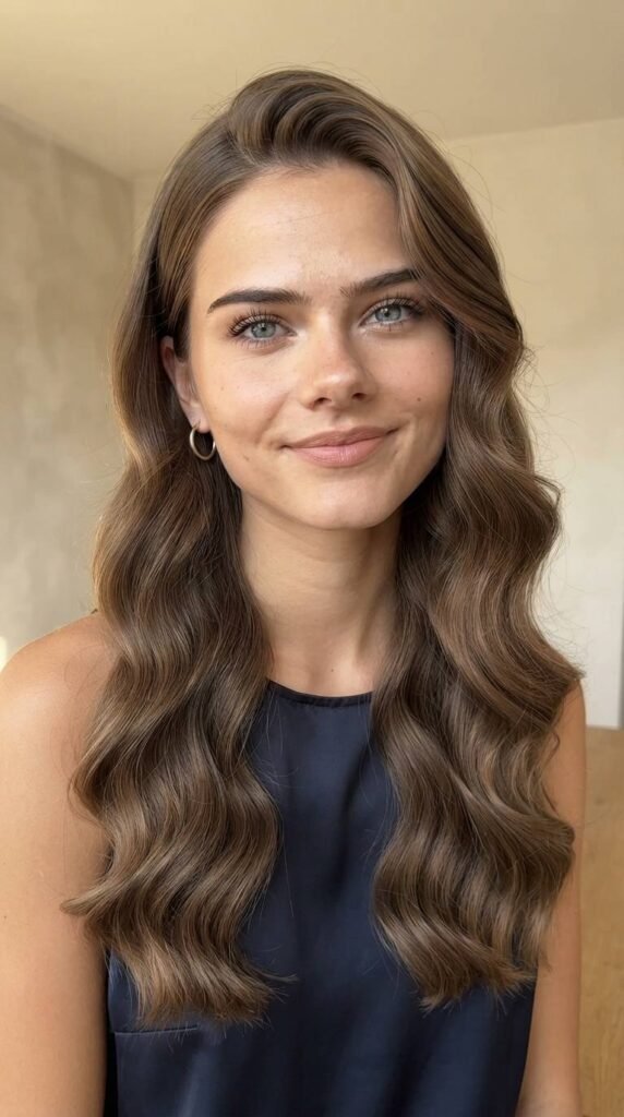 Old-Hollywood Glam Waves