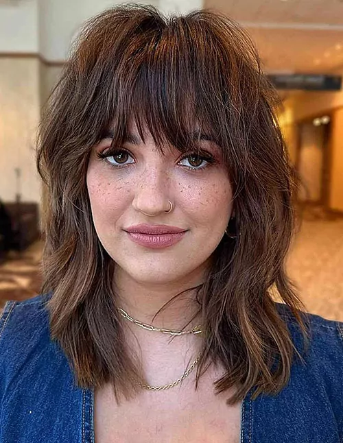 Short Choppy Shag with Natural Texture