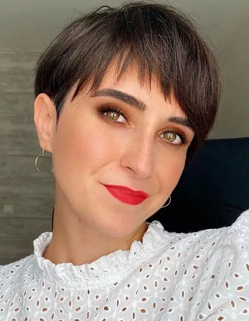 Soft Feminine Pixie Cut