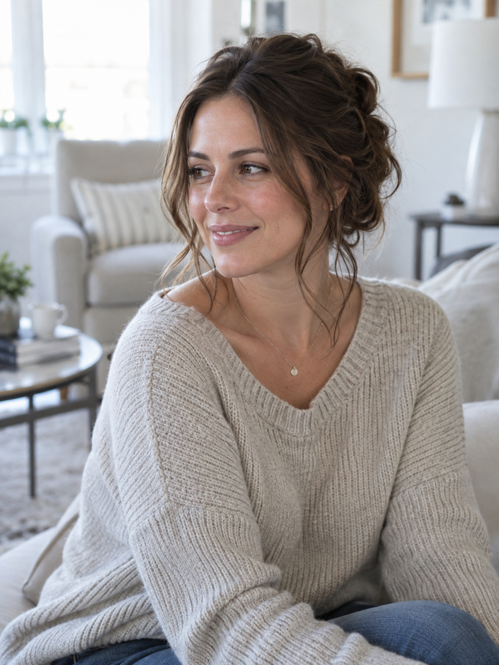 Soft Wavy Updo