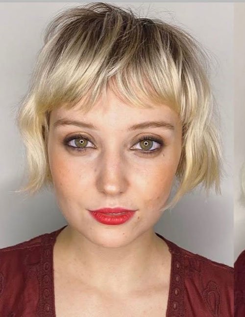 Textured French Bob with a Modern Finish