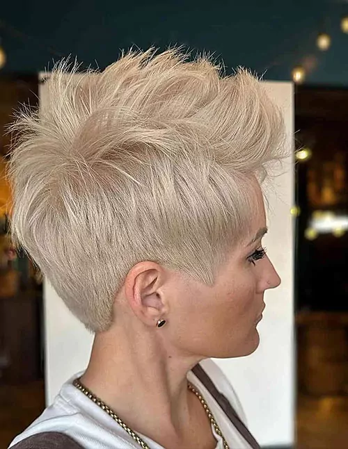 Textured Pixie with Piecey Layers