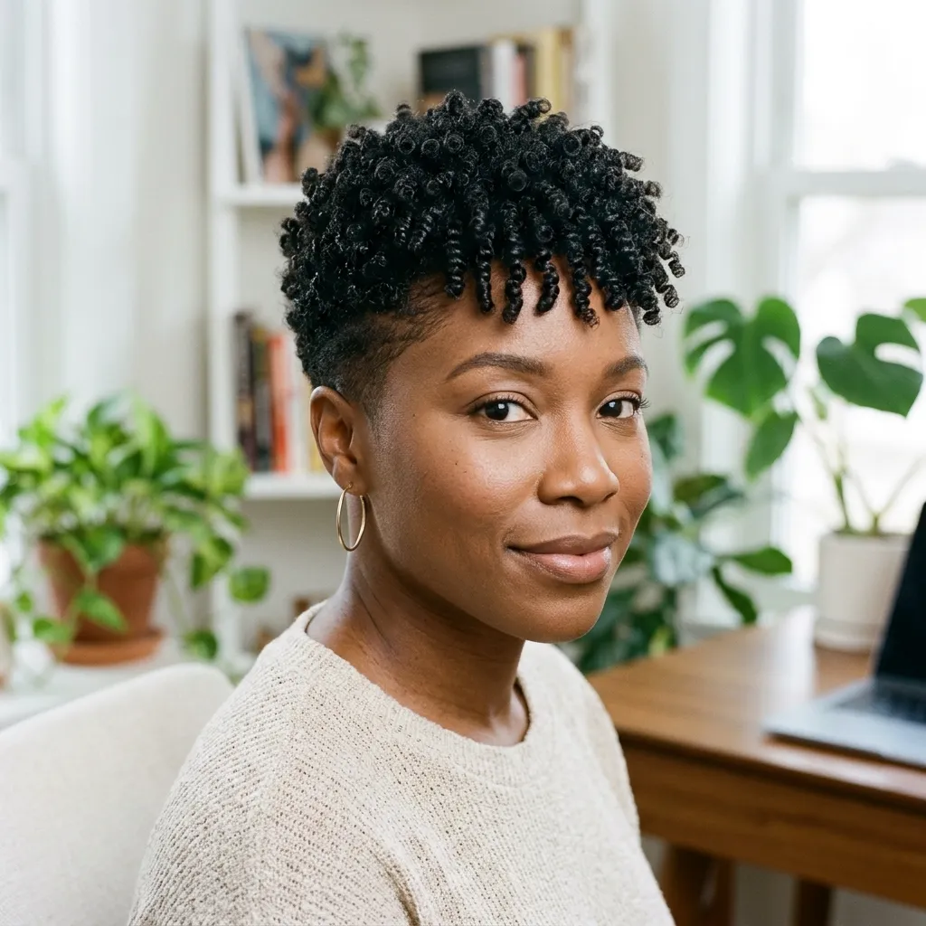 Finger Coils on Top