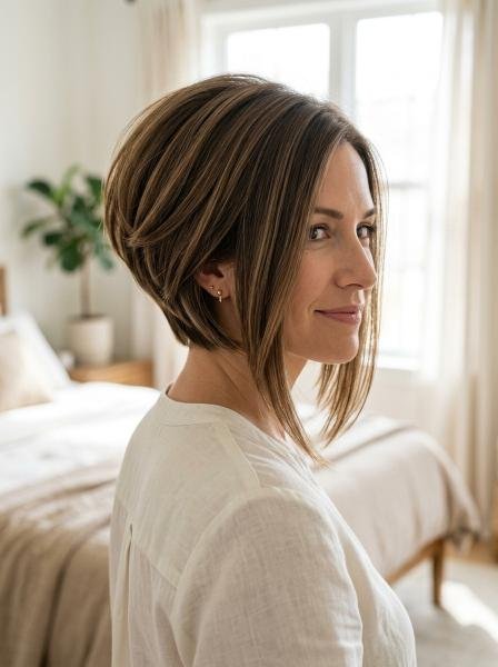 Graduated Stacked Bob