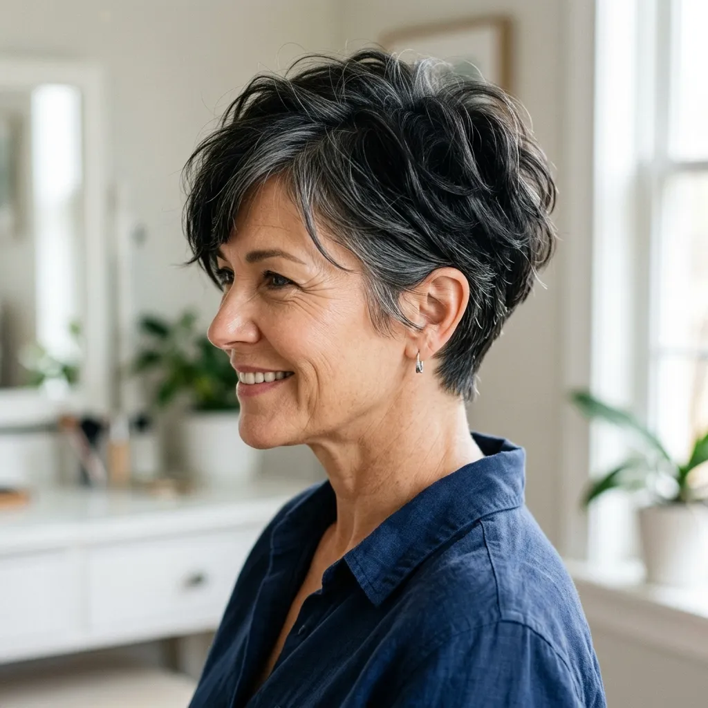 Messy Tapered Pixie
