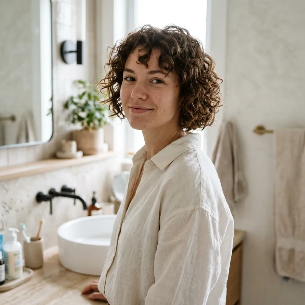 Air-Dry Defined Curls