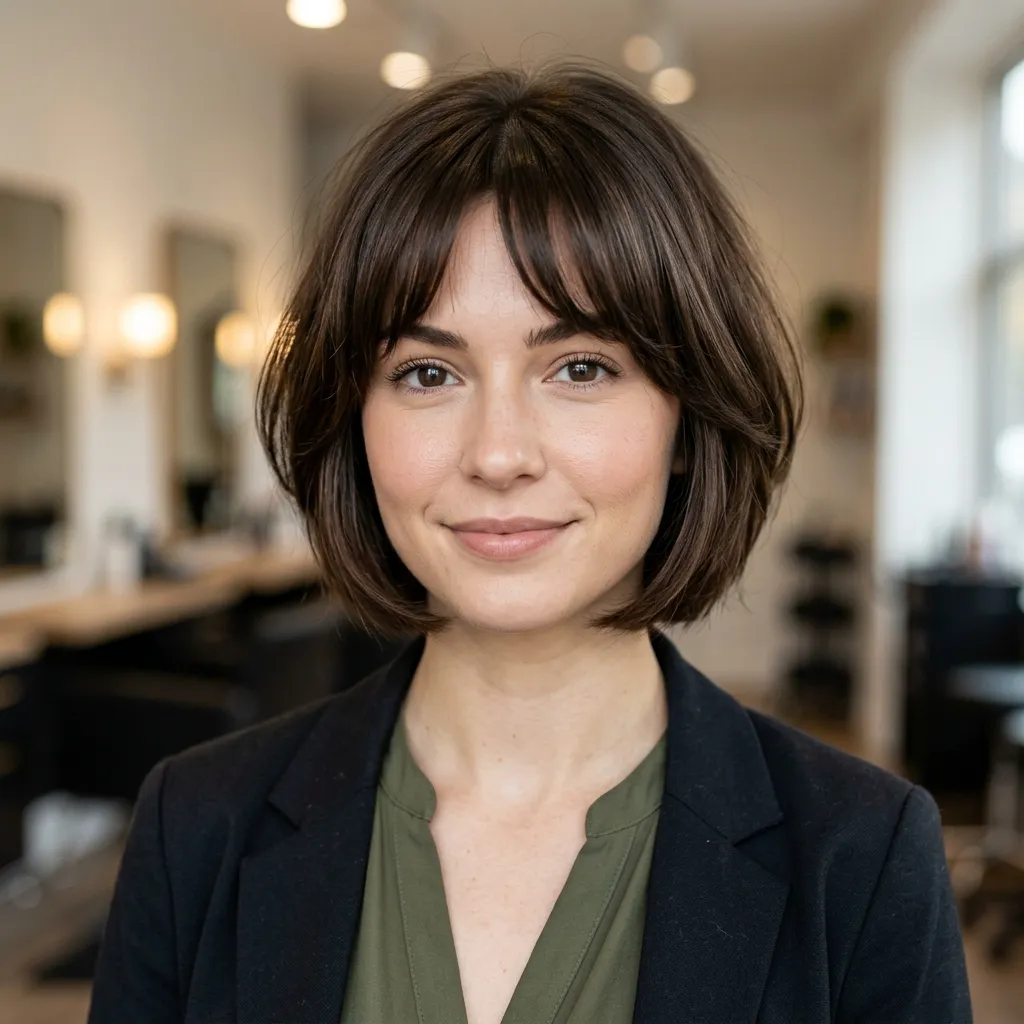 Bob with Arched Bangs