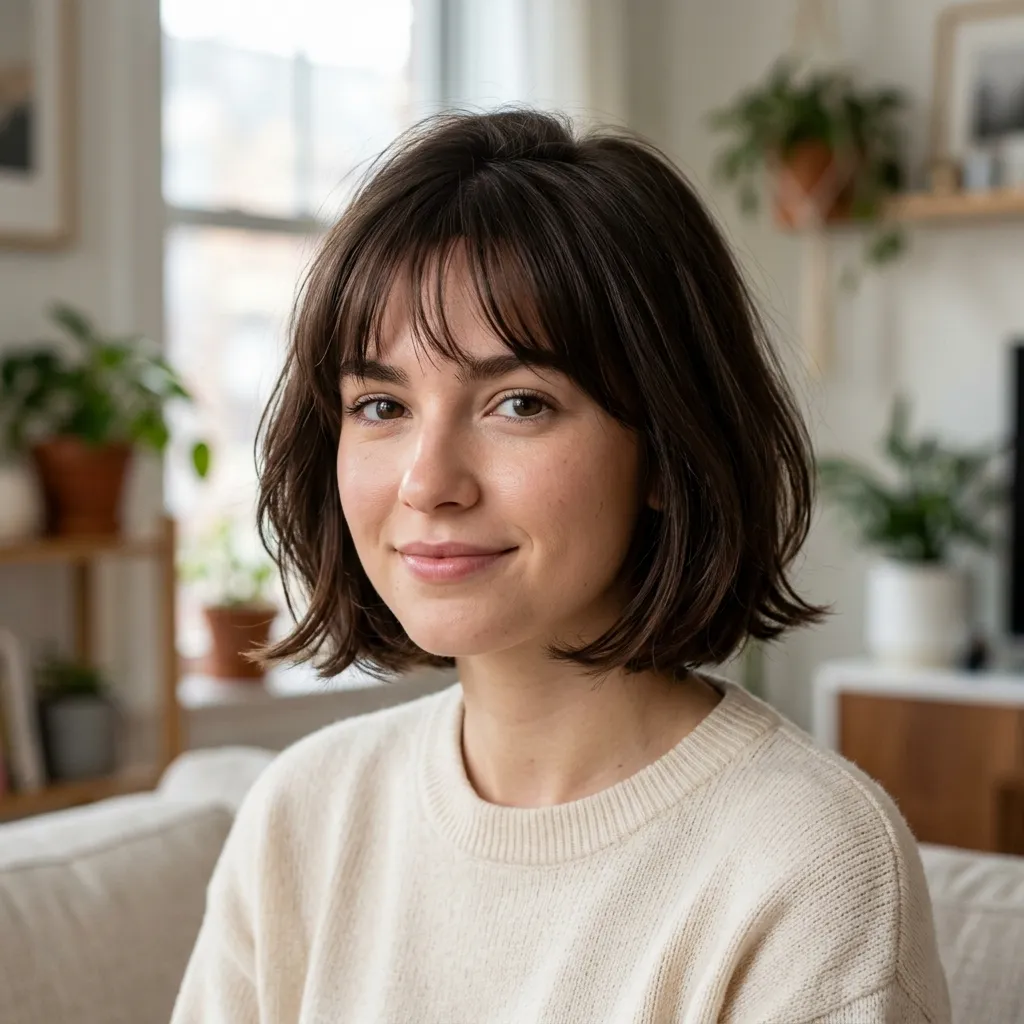 ob with Wispy Bangs