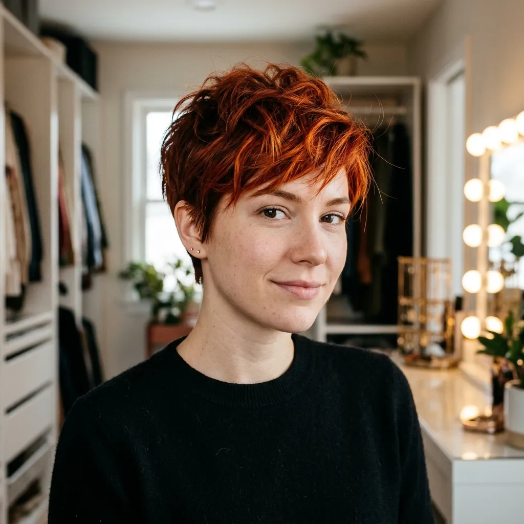 Pixie with Bold Color