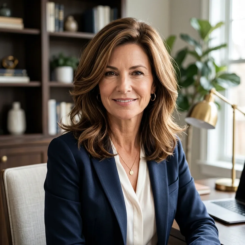 Side-Swept Style with Volume