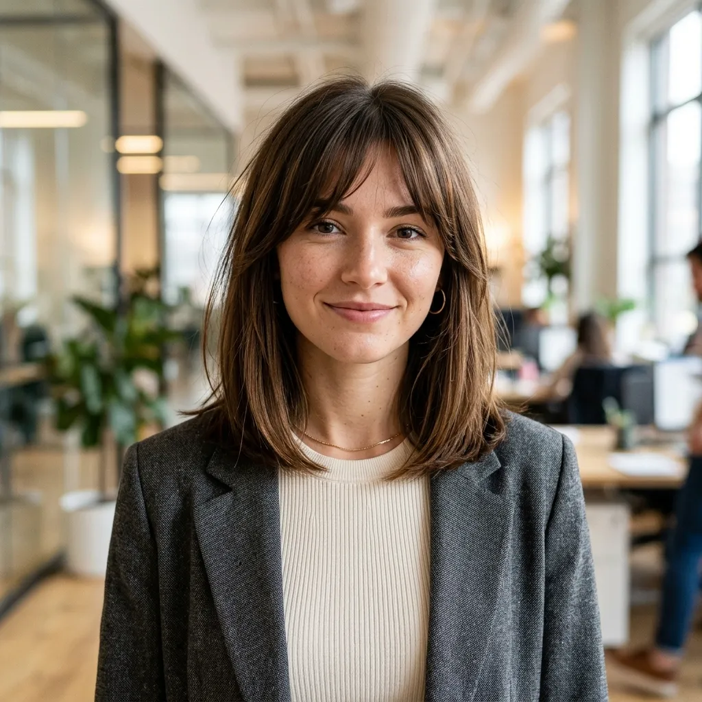 Side-Swept Bangs