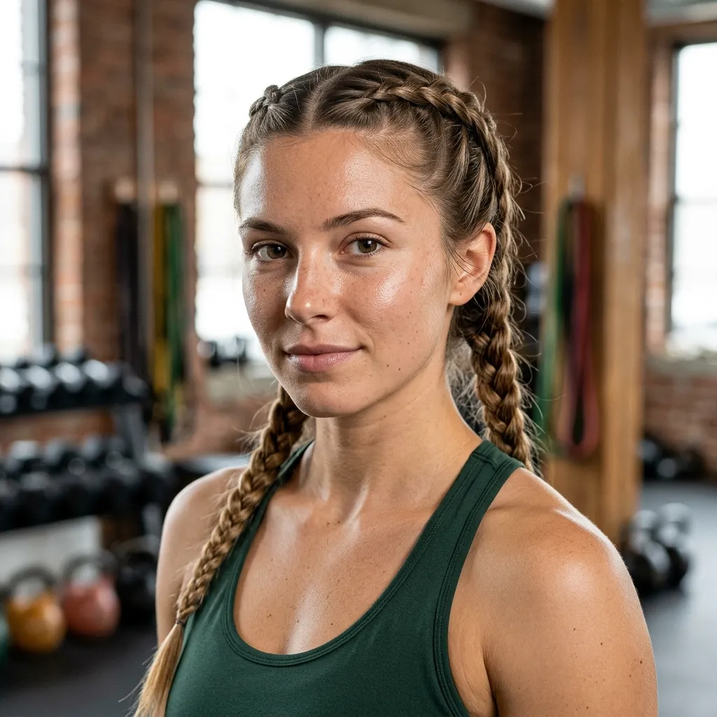 Boxer Braids hairstyle for young women