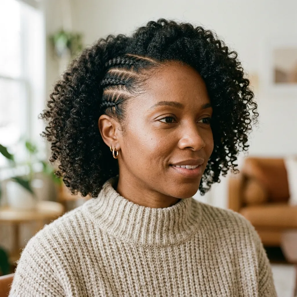 Cornrow Side Accents