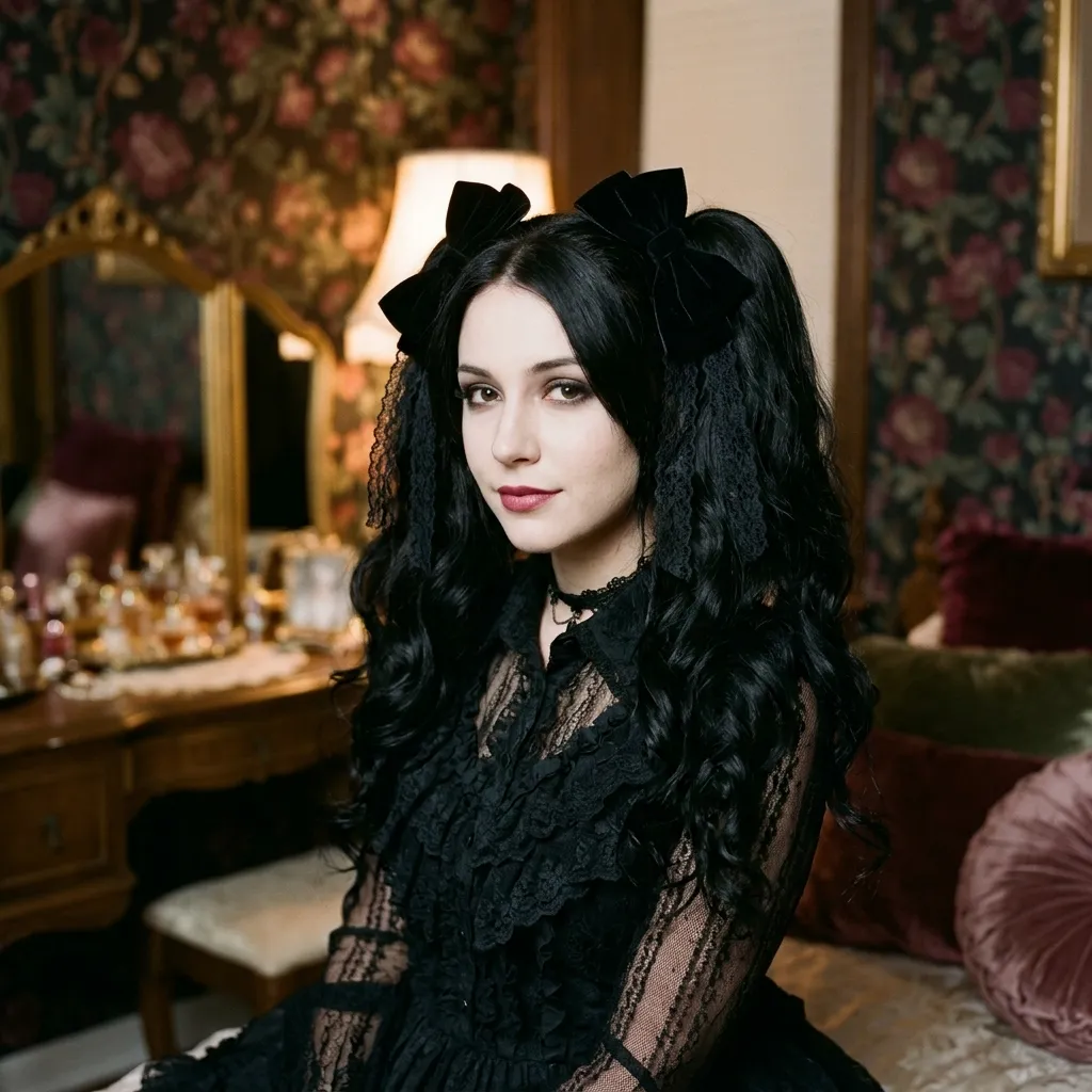Gothic Lolita Pigtails
