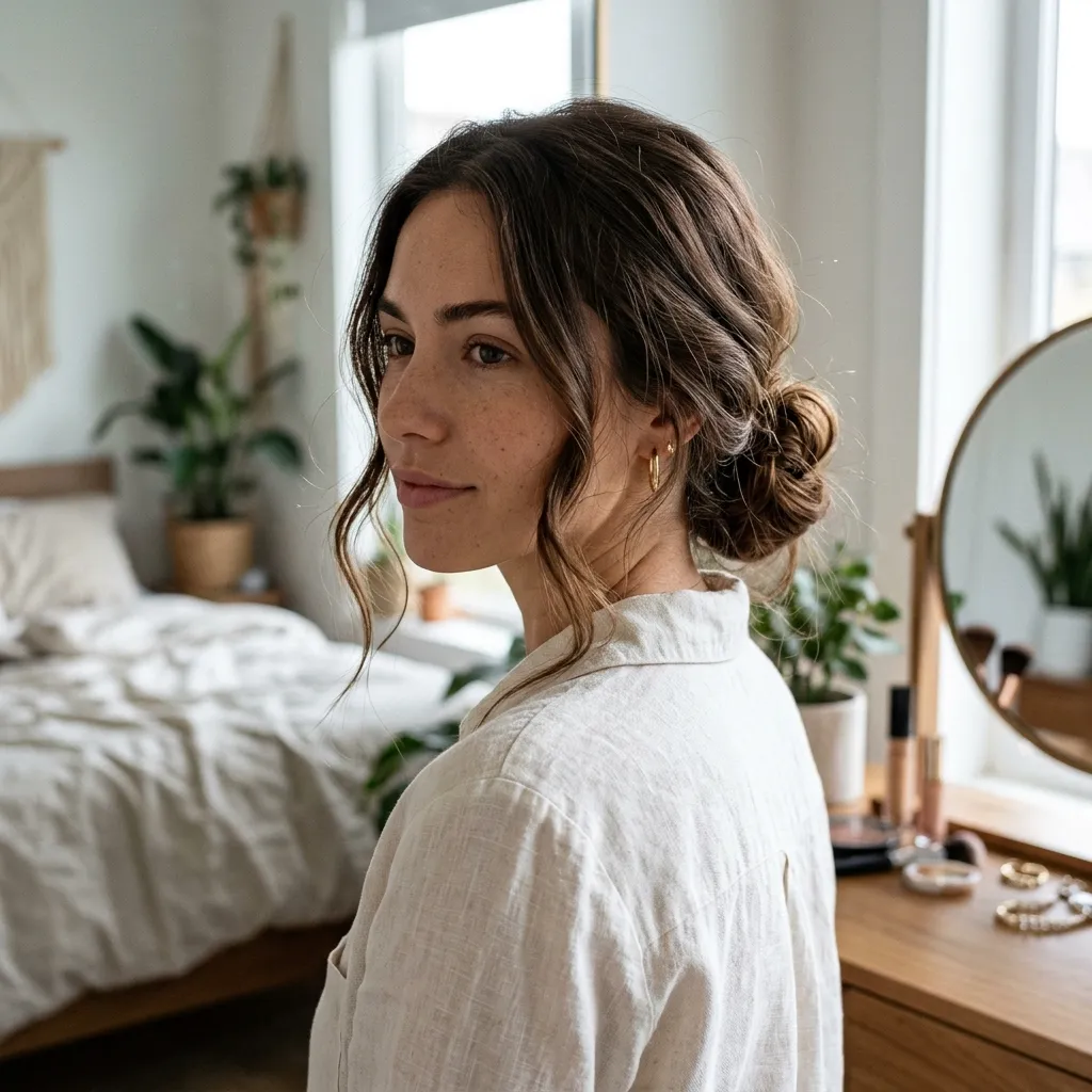 Messy Low Bun