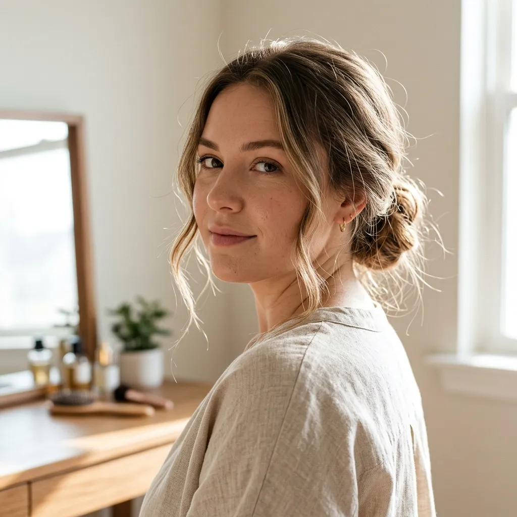 Messy Low Bun