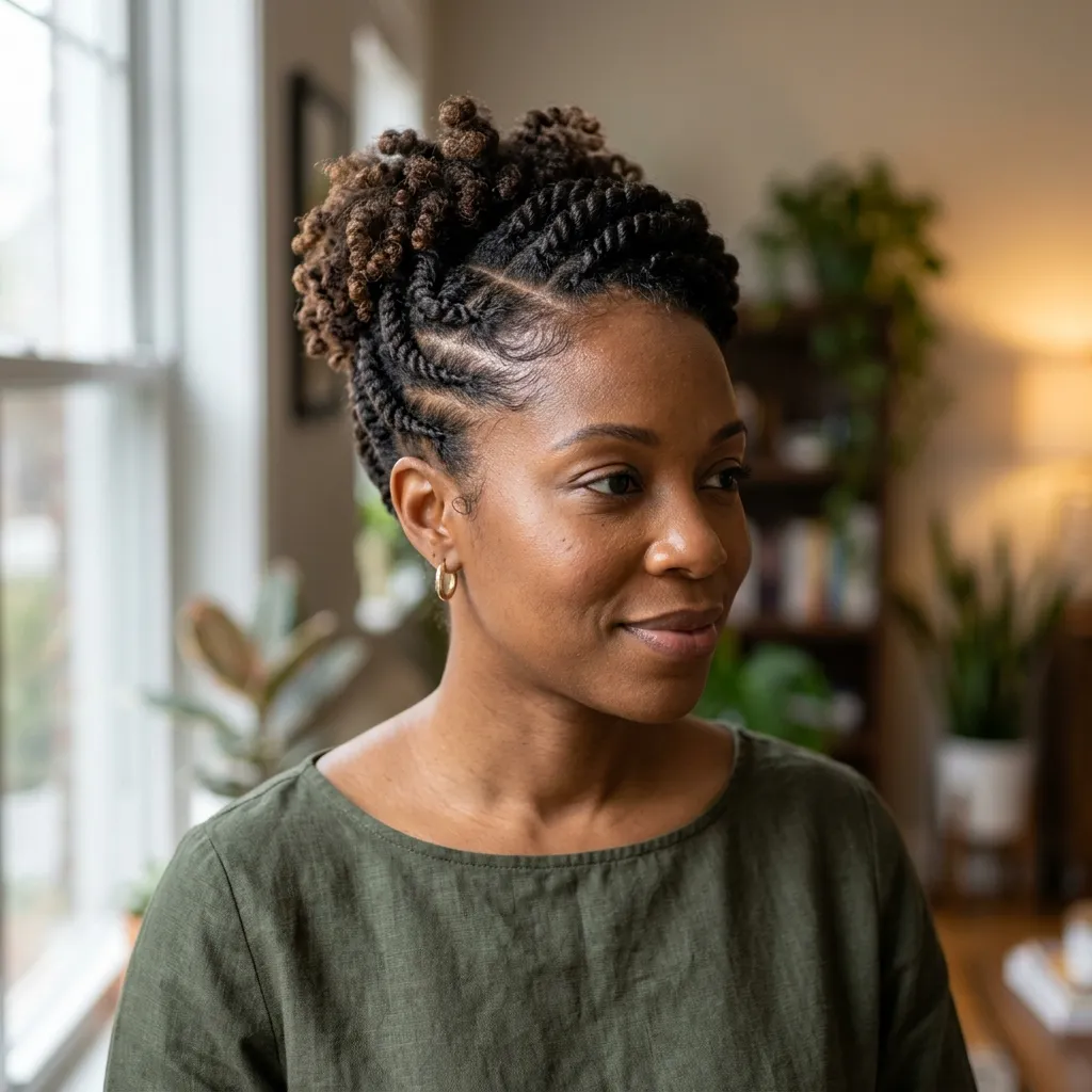 Flat Twist Updo