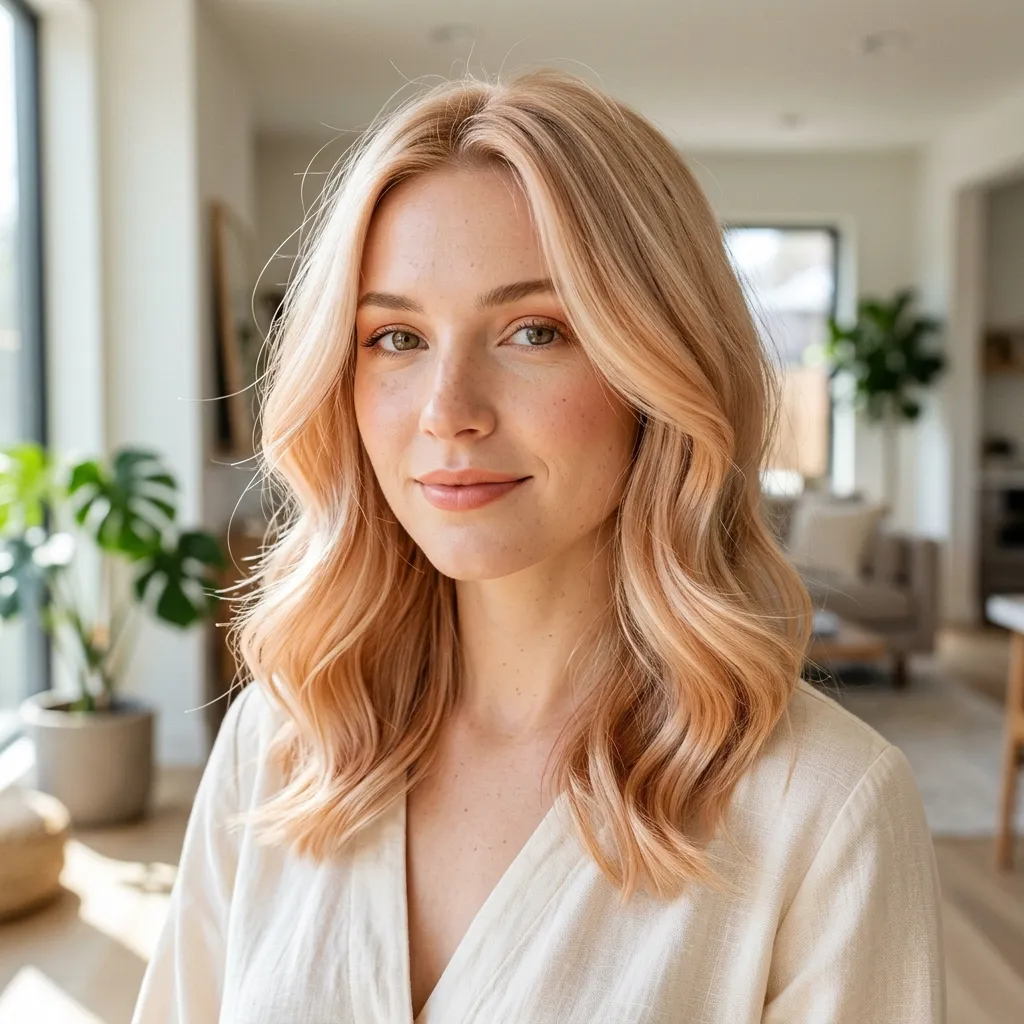 Soft Apricot Blonde
