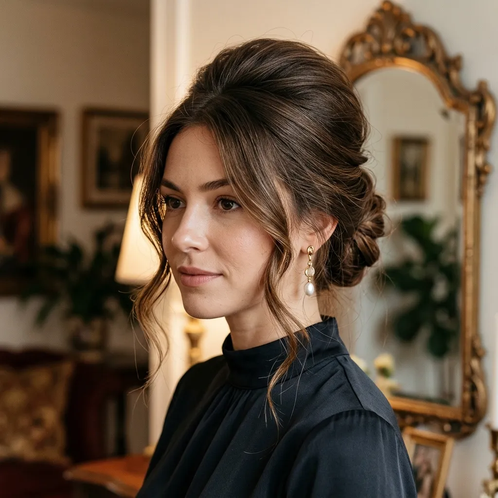 Beehive Crown Updo