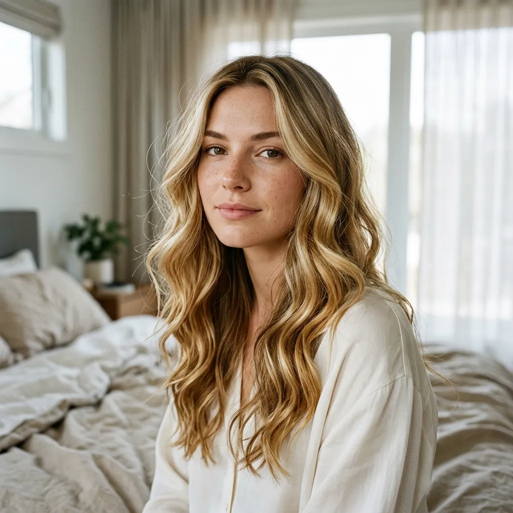 Blonde with Golden Lowlights