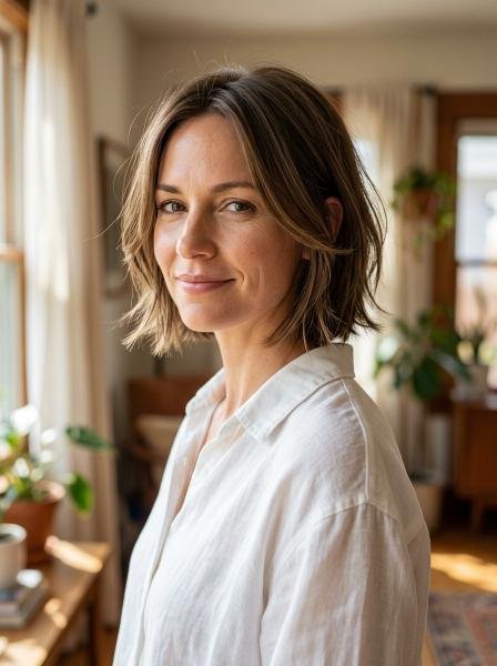 Aircut Short Layered Bob