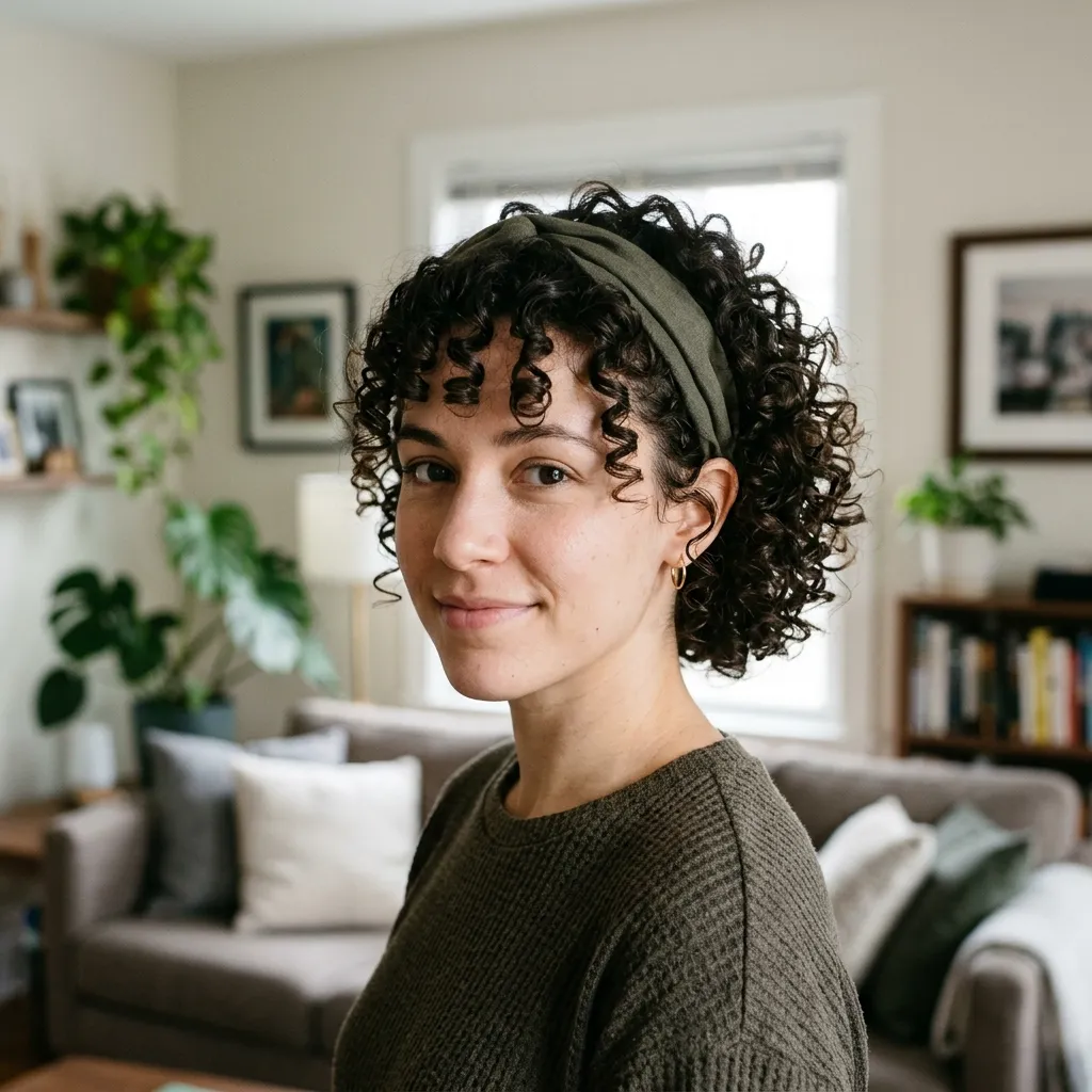 Curly Headband Day
