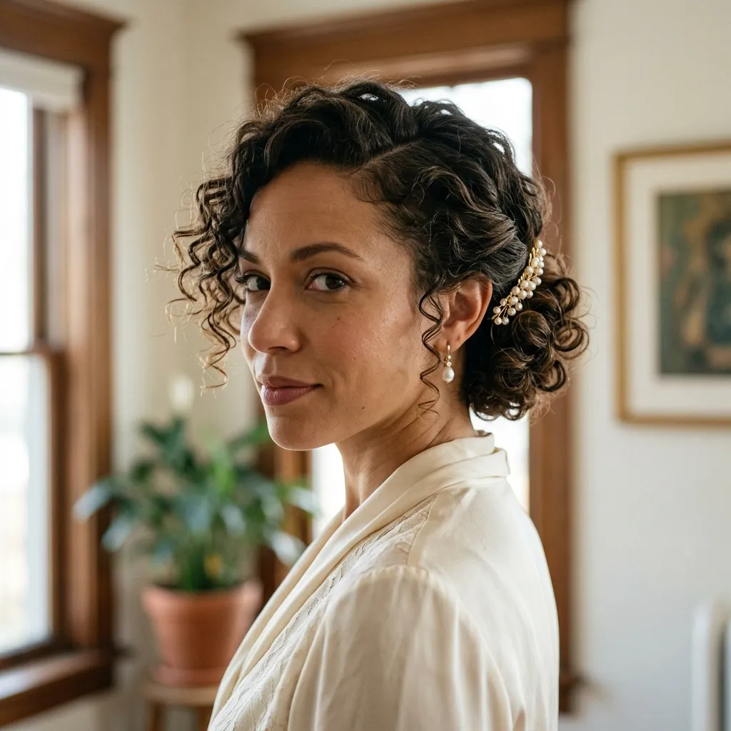 Side-Swept Faux Chignon