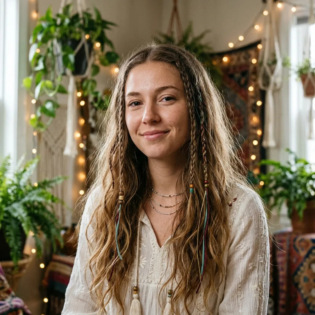 Festival Braids hairstyle for young women