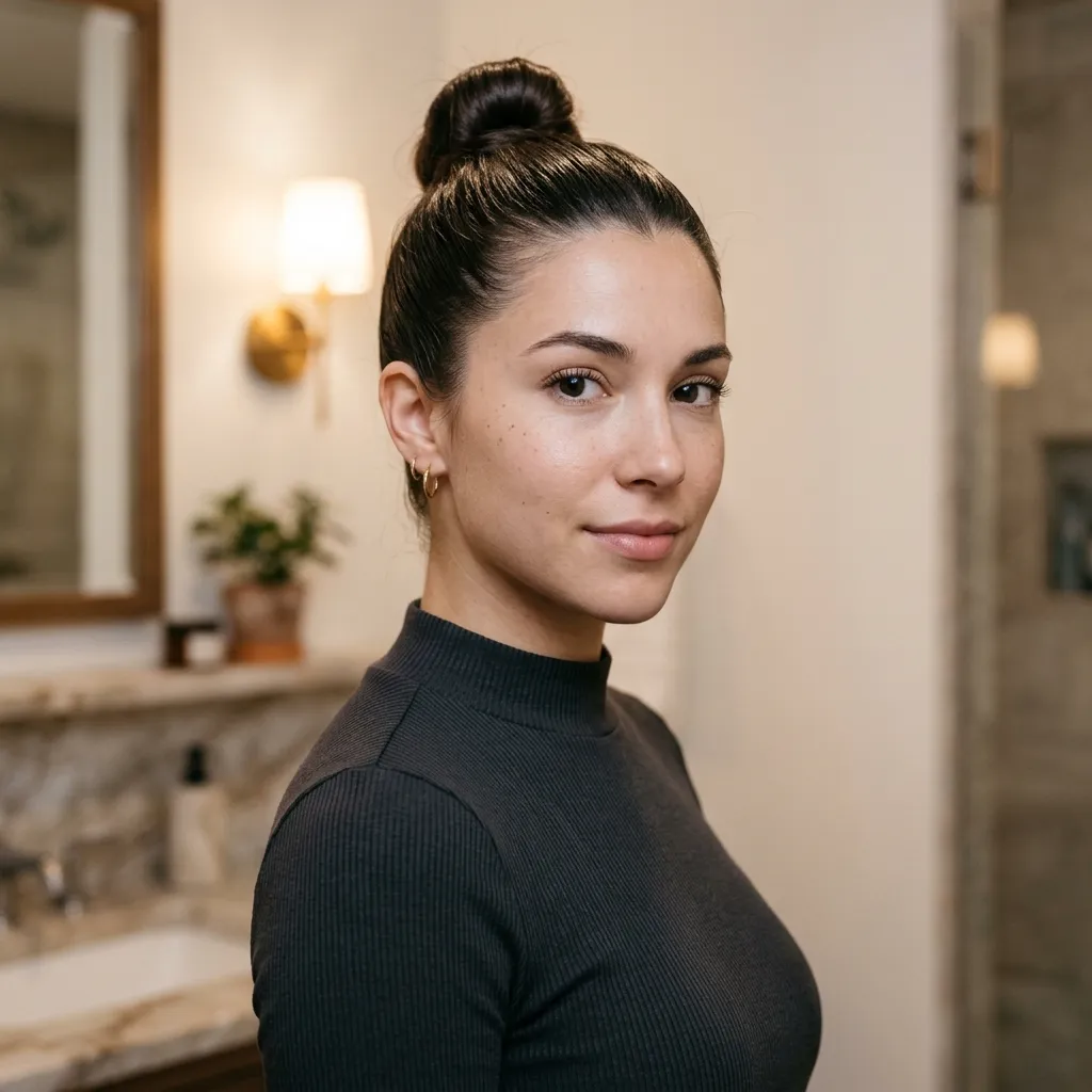 Sleek High Bun