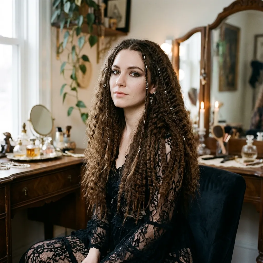 Crimped Witch Hair