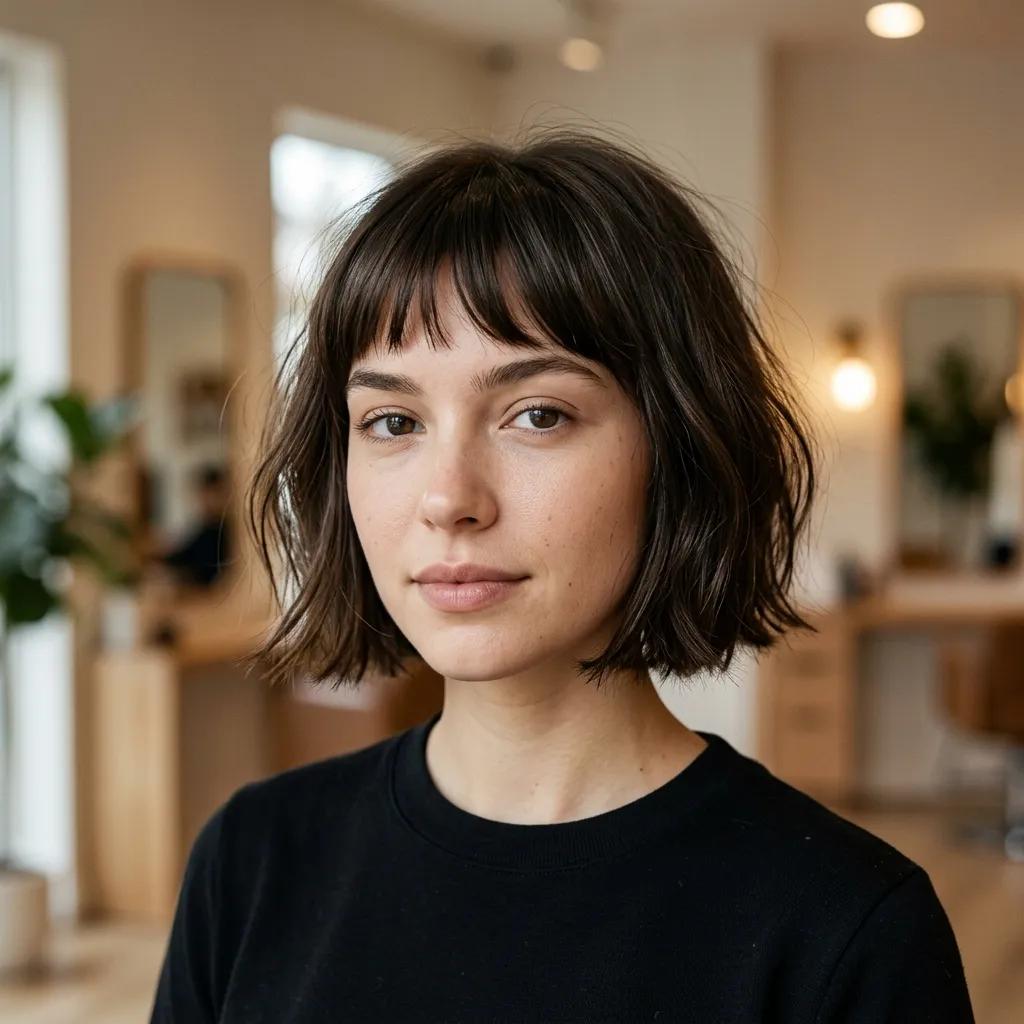 French Bob with Bangs