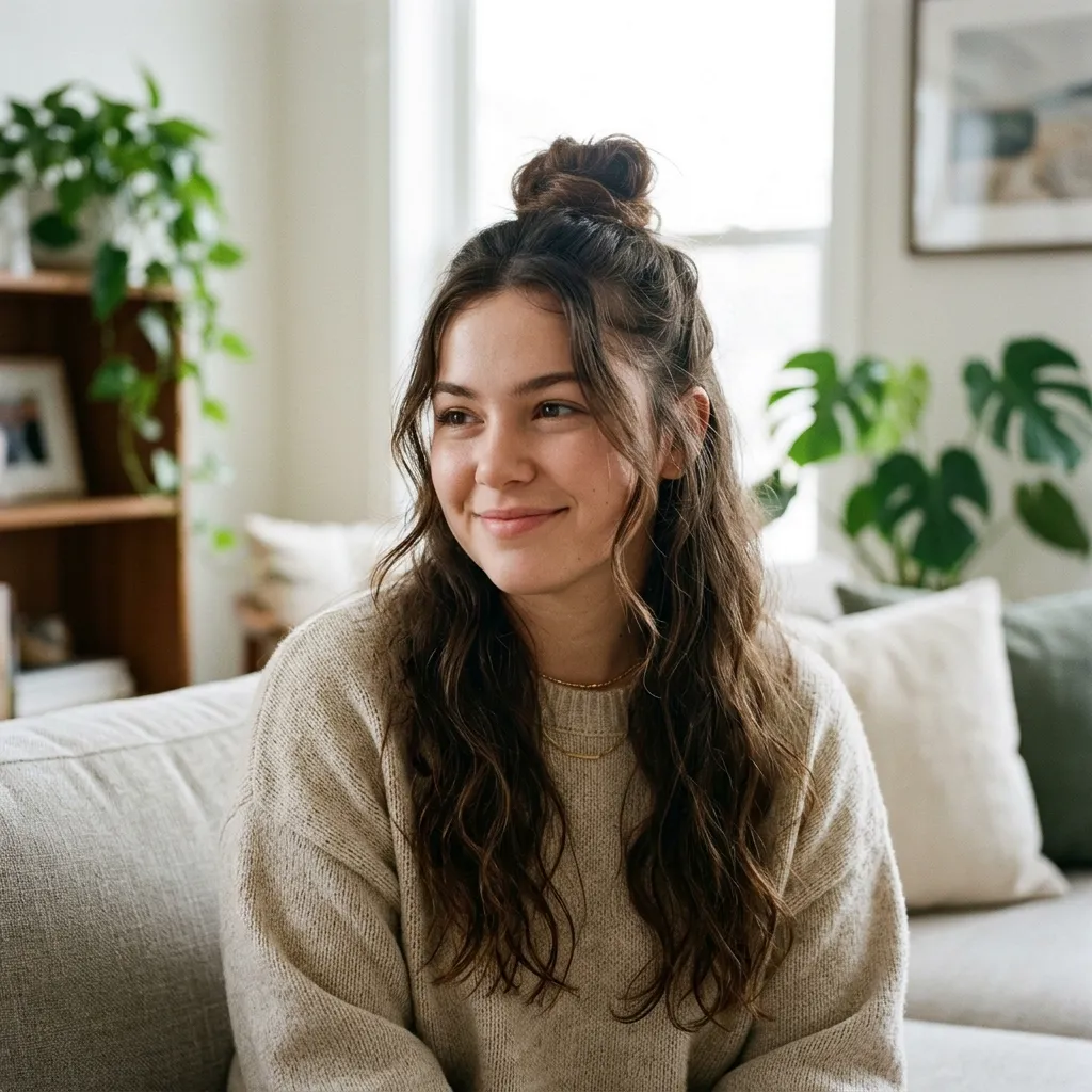 Half-Up Top Knot