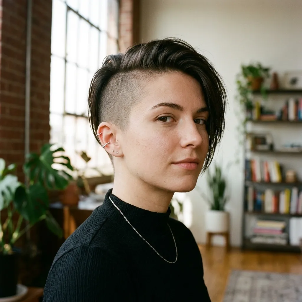 Shaved Side Pixie