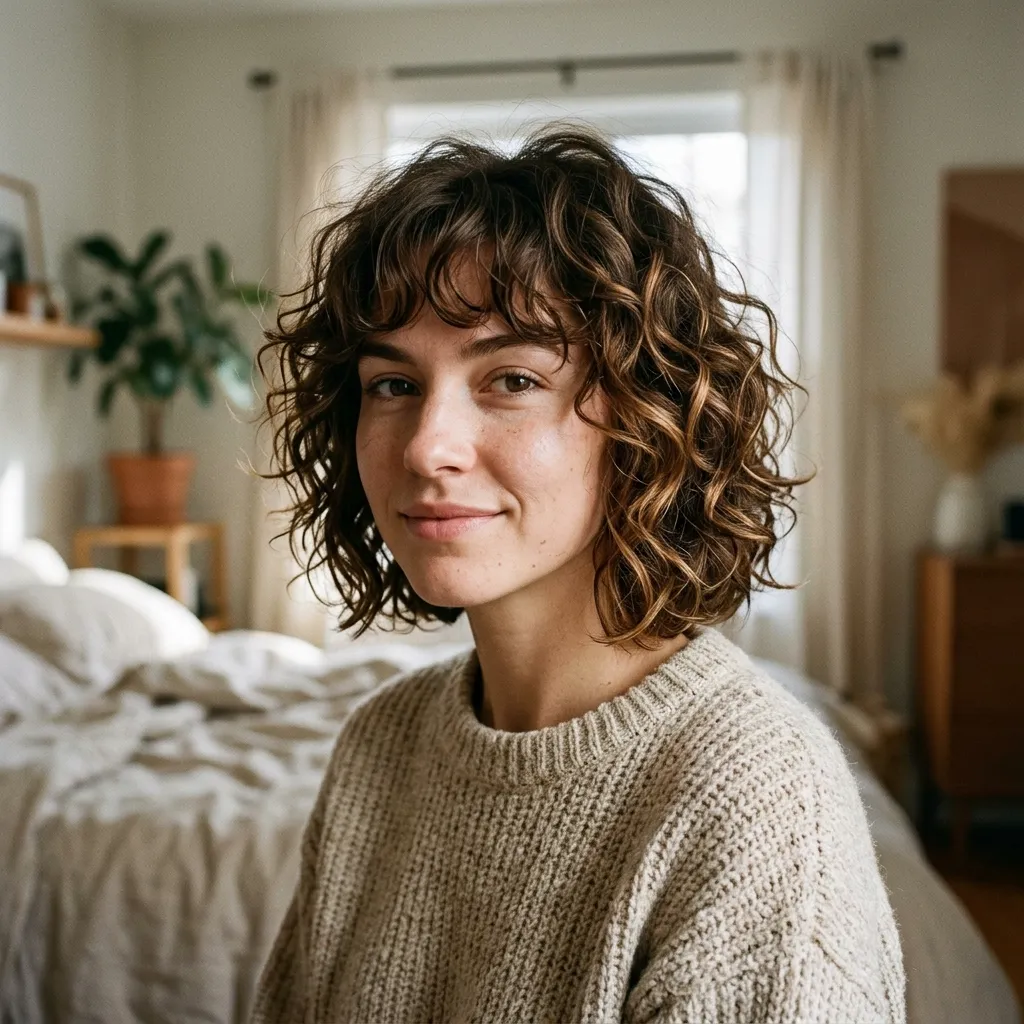 Short Curly Shag