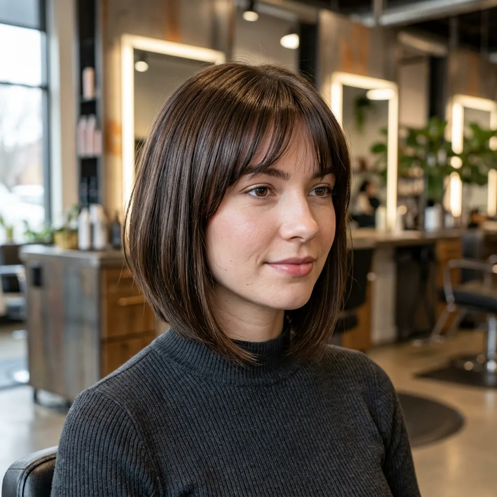 A-Line Bob with Bangs