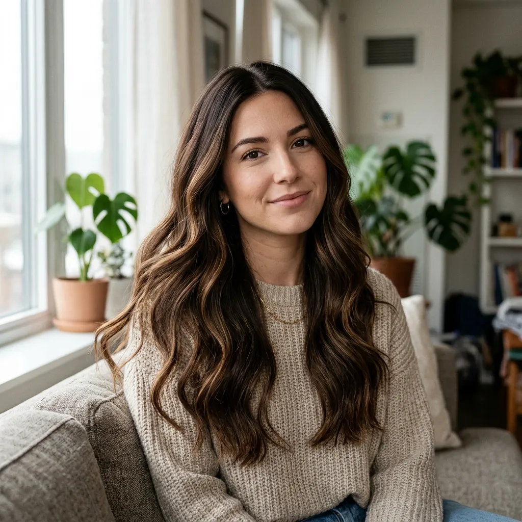 Chocolate Brown Balayage