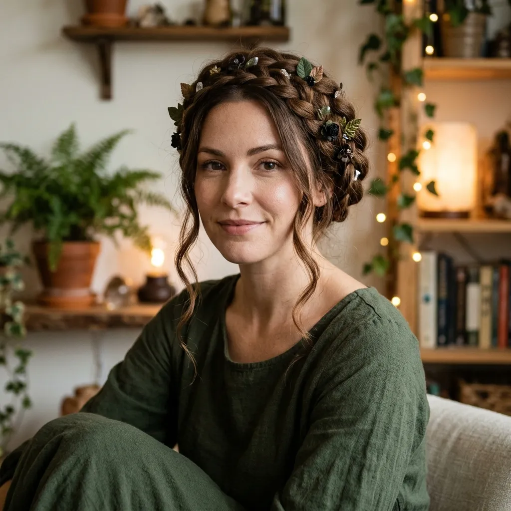 Forest Braided Crown