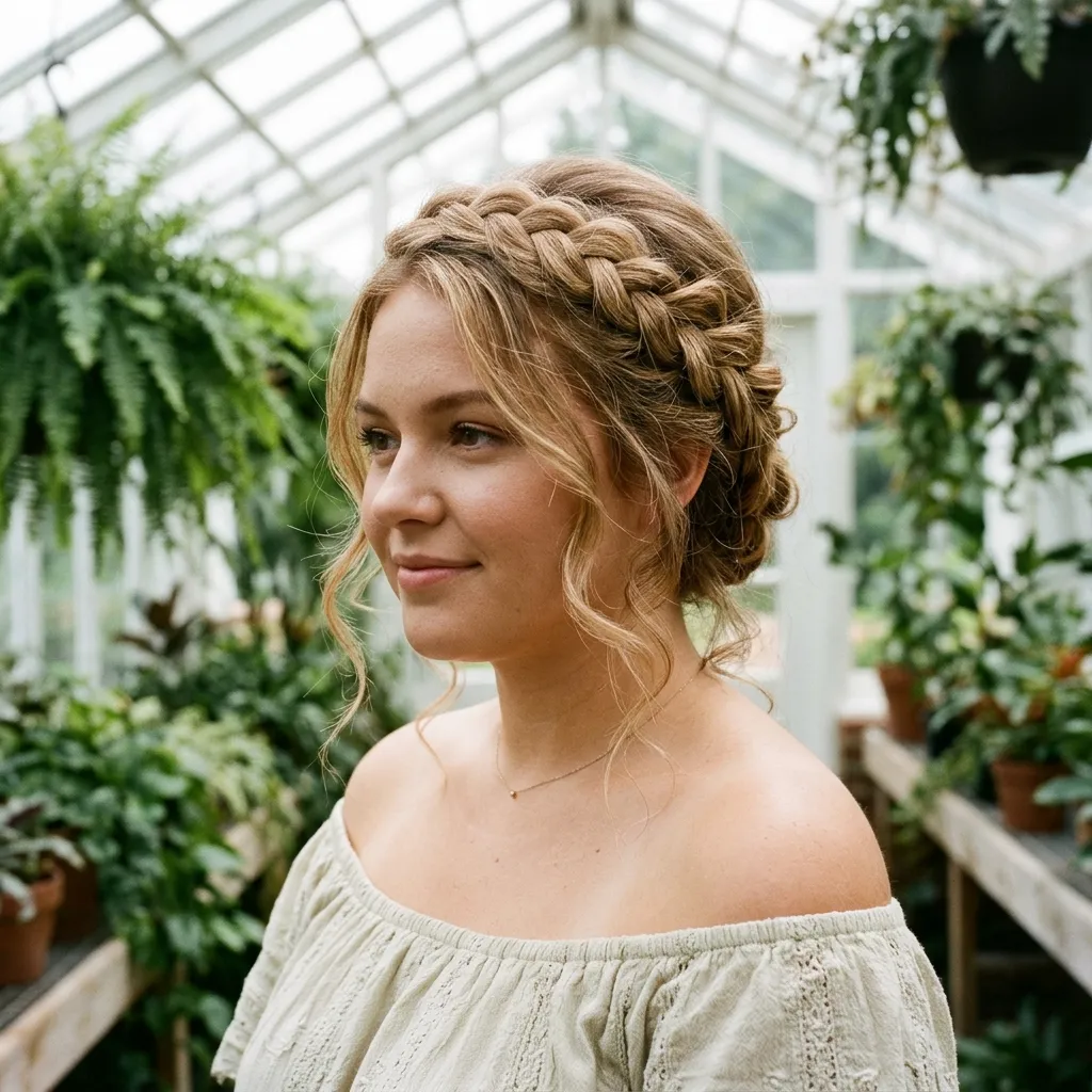 Crown Braid Updo