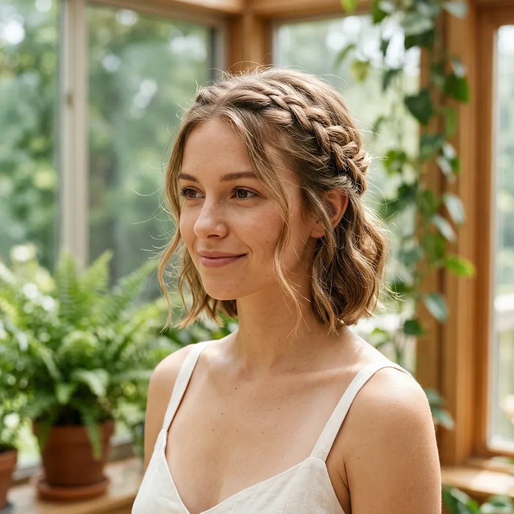 Crown Braid Updo