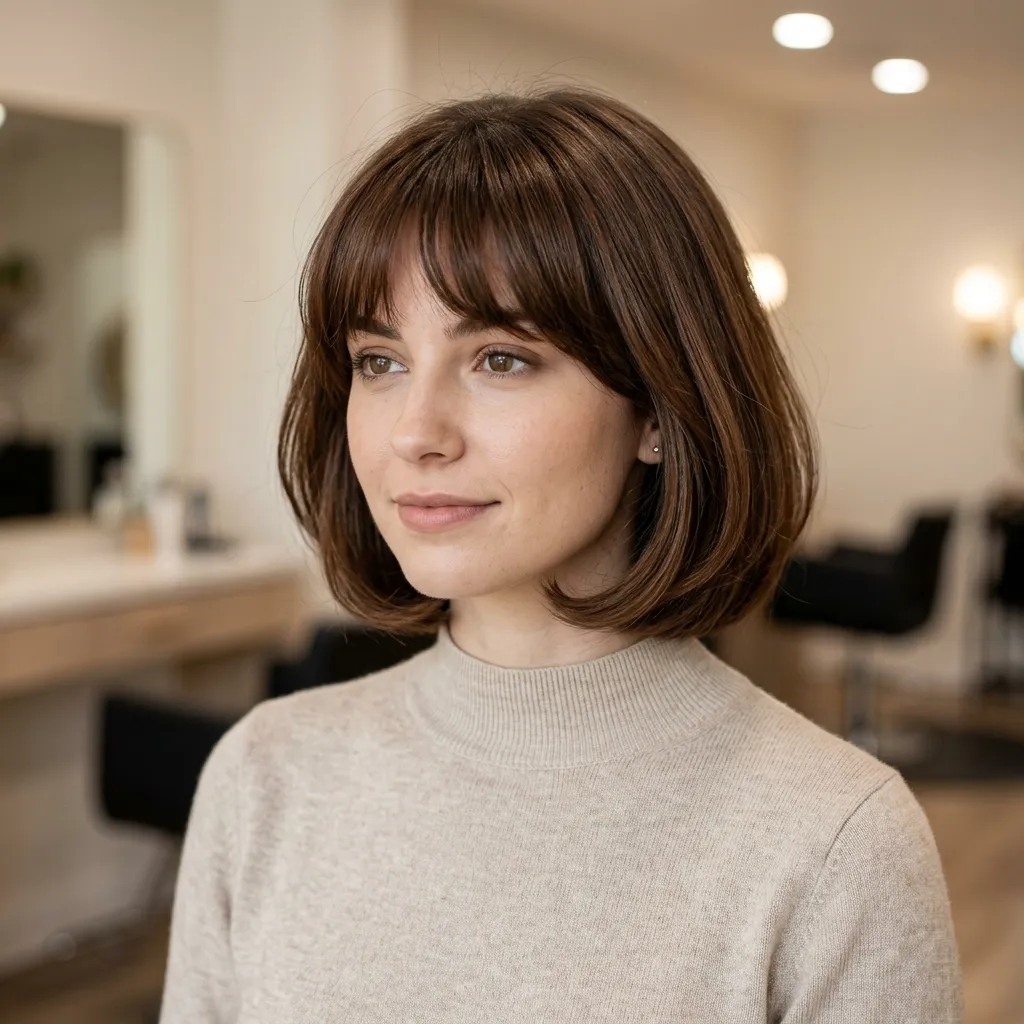 Pageboy Bob with Bangs