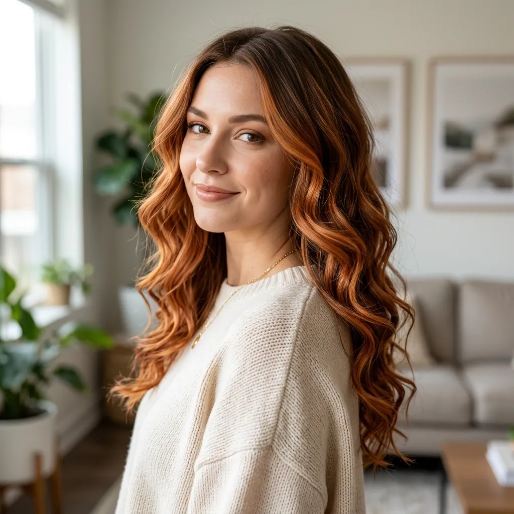 Copper Balayage