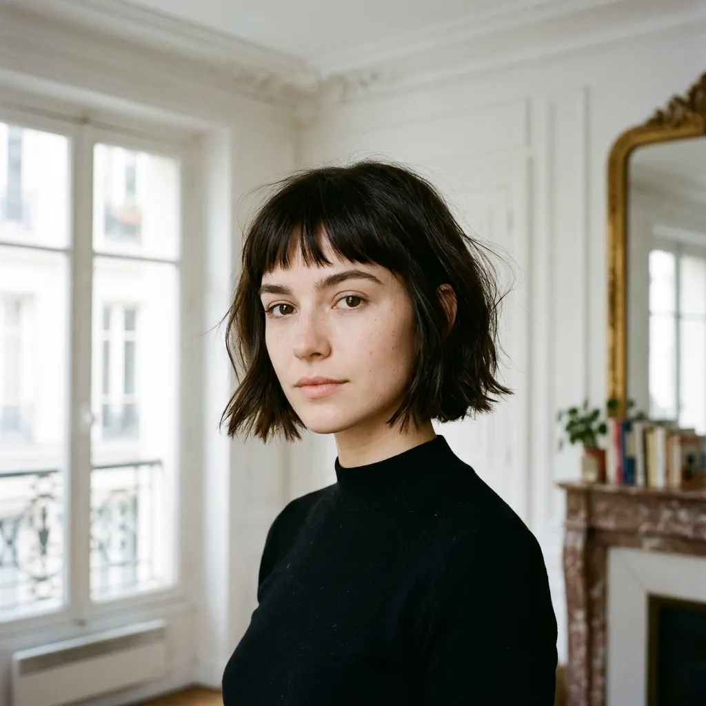 Edgy French Bob