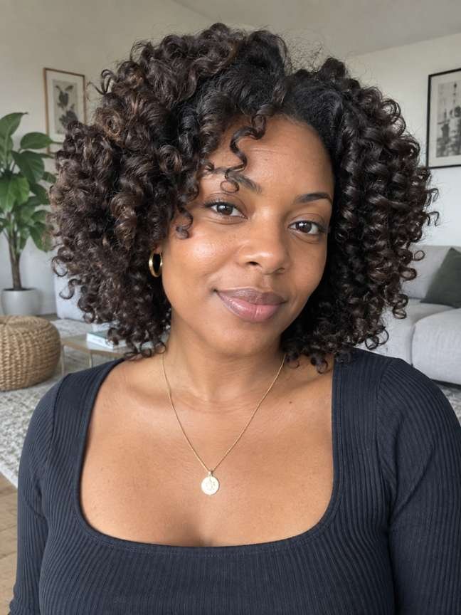 Bantu-Knot-Out Curls