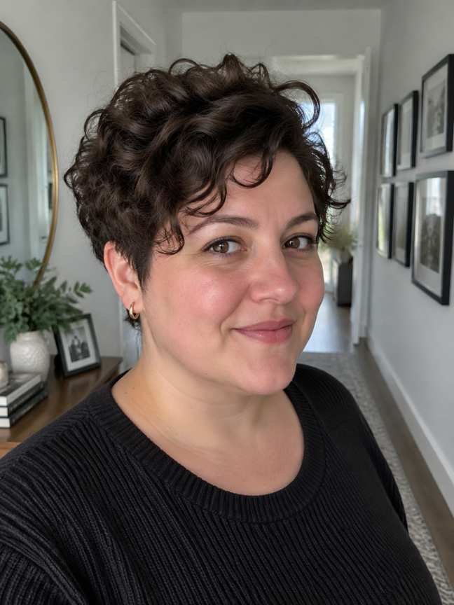 Curly Bixie With Added Lift