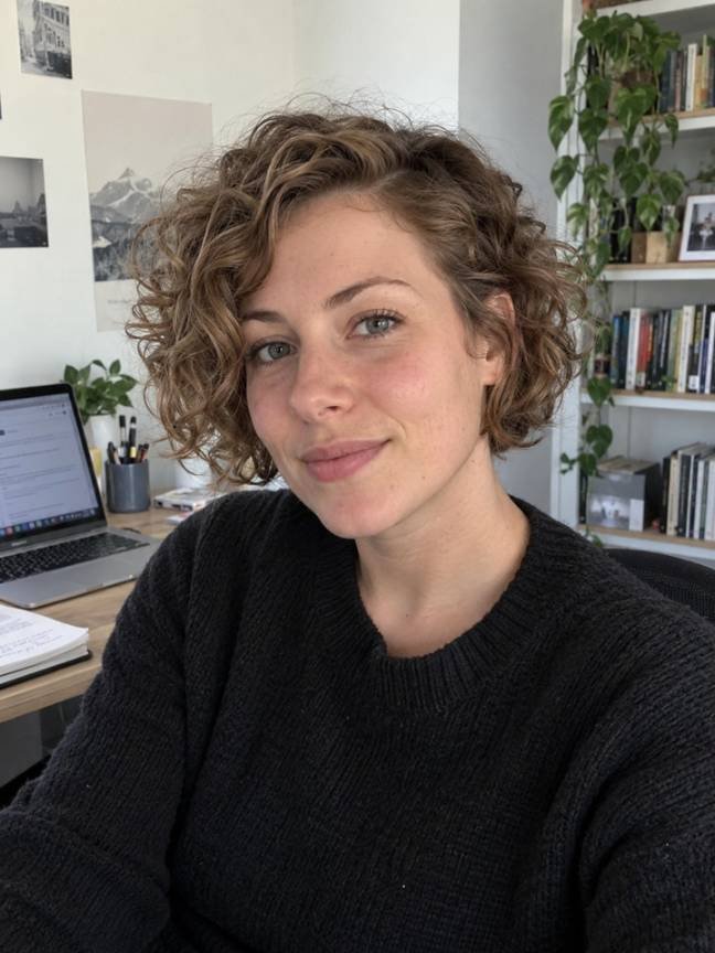 Curly Bixie With a Modern Shape
