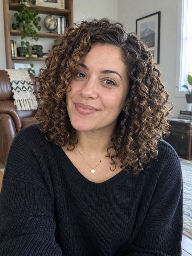 Curly Lob With Versatile Length